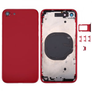 IPHONE SE 2022 BACK COVER+FRAME RED