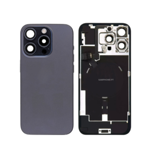 IPhone 15 PRO MAX BACK COVER WITH FLASH LIGHT+WIRELESS FLEX BLUE TITANIUM