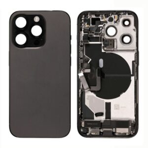 IPHONE 14 PRO MAX BACK COVER+FRAME WITH FLEX BLACK