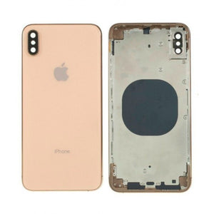 IPHONE XS MAX BACK COVER+FRAME GOLD