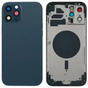IPHONE 12 PRO MAX BACK COVER +FRAME PACIFIC BLUE