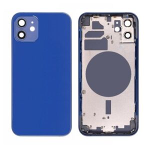 IPHONE 12 BACK COVER +FRAME BLUE
