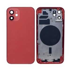 IPHONE 12 MINI BACK COVER+FRAME RED