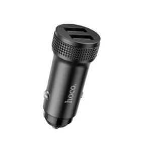HOCO Z49 LEVEL DUAL PORT CAR CHARGER BLACK