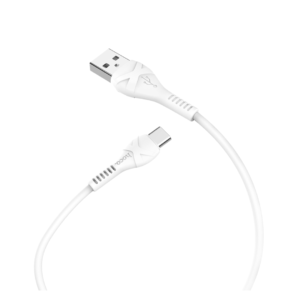 HOCO X37 COOL POWER 60W CHARGING DATA CABLE TYPE-C TO TYPE-C WHITE