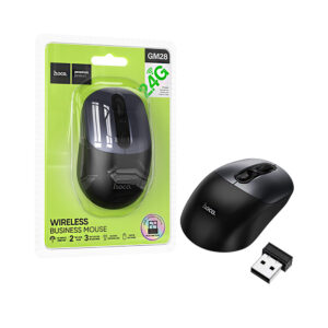 HOCO GM28 2.4G BUSINESS WIRELESS MOUSE BLACK METAL GRAY