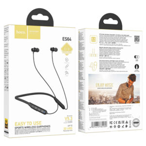 HOCO ES64 SPORTS BT WIRELESS EARPHONE BLACK