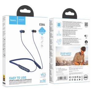 HOCO ES64 SPORTS BT WIRELESS EARPHONE BLUE