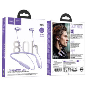 HOCO ES70 BT WIRELESS EARPHONE PURPLE