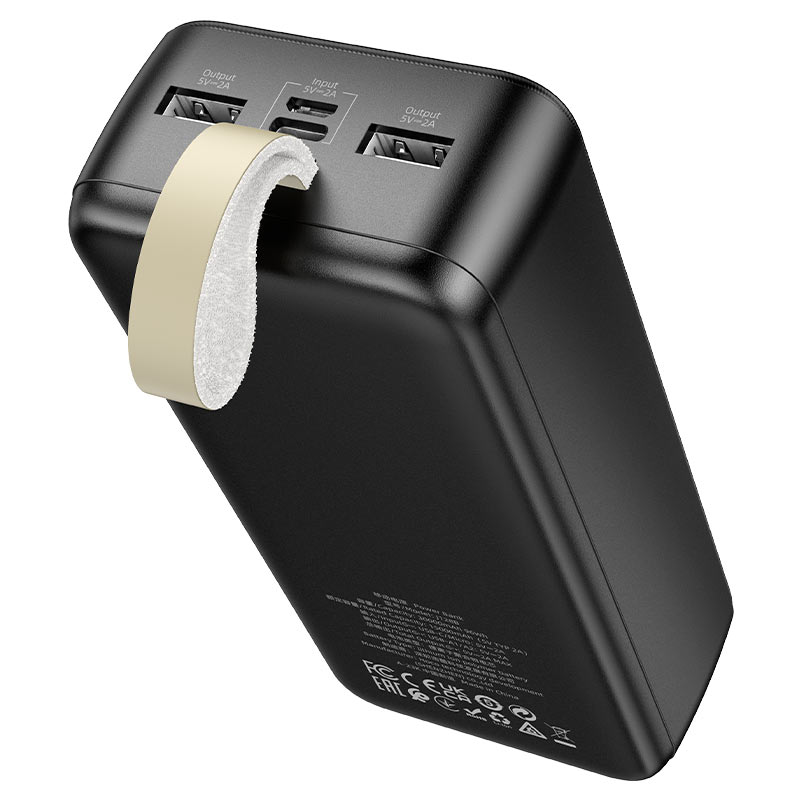 HOCO J128B POWERFUL POWER BANK 30000MAH BLACK