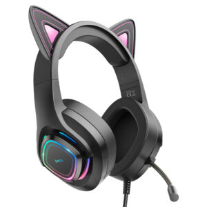 HOCO W107 PHANTOM CAT EAR GAMING HEADPHONES