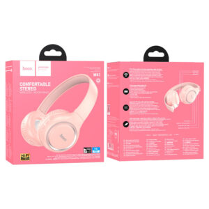 HOCO W41 CHARM BT HEADPHONES PINK