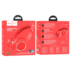 HOCO W41 CHARM BT HEADPHONES RED