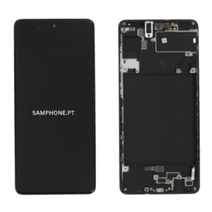 SAMSUNG A71 5G/A716 TOUCH+LCD WITH FRAME SERVICE PACK BLACK