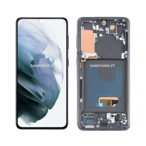SAMSUNG GALAXY S21 PLUS 5G/G996 TOUCH+LCD WITH FRAME SERVICE PACK PHANTOM BLACK