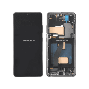 SAMSUNG GALAXY S21 ULTRA 5G/G998 TOUCH+LCD WITH FRAME SERVICE PACK PHANTOM BLACK