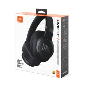 JBL LIVE 770NC NOISE CANCELLING BLUTOOTH HEADPHONES-SAND BLACK