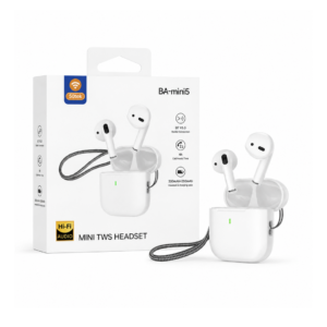 50TEK BA-MINI5 HI-FI AUDIO TWS HEADSET WHITE