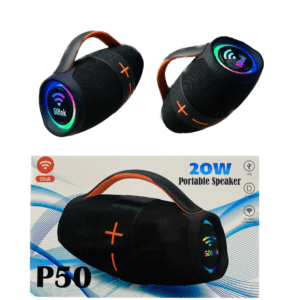 50TEK P50 PORTABLE BLUETOOTH SPEAKER 20W BLACK RGB