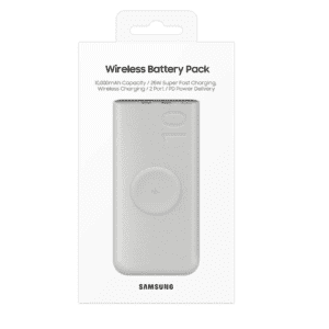 SAMSUNG WIRELESS BATTERY PACK 10,000MAH CAPACITY/25W SUPER FAST CHARGING/WIRELESS CHARGING/2 PORT/PD DELIVERY