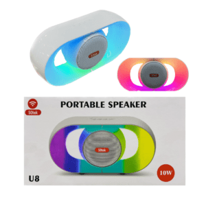 50TEK U8 PORTABLE BLUETOOTH SPEAKER 10W WHITE RGB