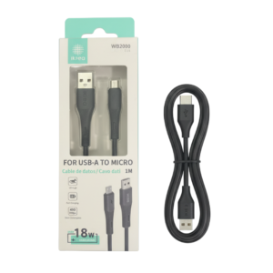 IKREA WB2000 18W USB-A TO MICRO DATA CABLE 1M