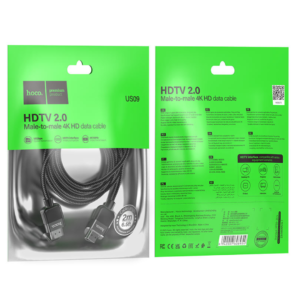 HOCO US08 HDTV 2.0 MALE TO MALE DATA CABLE 2M