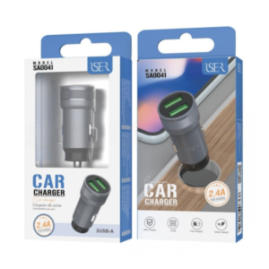 ISER SA0041 2USB-A 2.4A CAR CHARGER