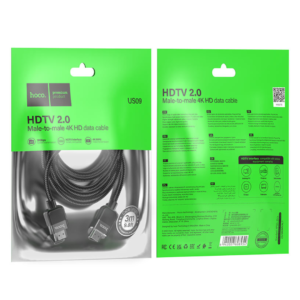 HOCO US08 HDTV 2.0 MALE TO MALE DATA CABLE 3M