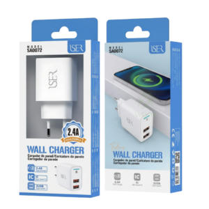 ISER SA0072 2USB WALL CHARGER