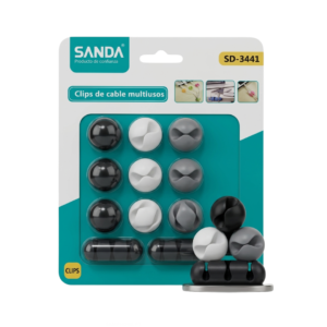 SANDA SD-3441 CLIPS DE CABLE MULTIUSOS