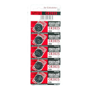 MAXELL BUTTON BATTERY AA CR2025