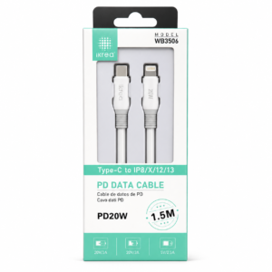 IKREA WB3506 PD20W TYPE-C TO IP8/X/12/13 DATA CABLE 1.5M