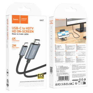 HOCO UA27 USB-C TO HDTV MALE TO MALE CABLE