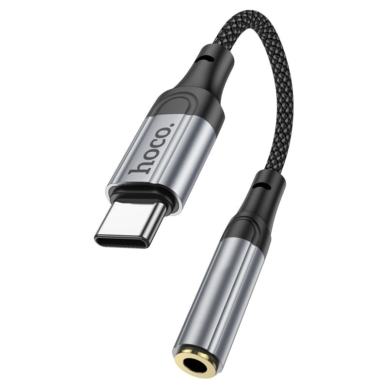 HOCO LS36 TYPE-C 2-IN-1 AUDIO CONVERTER SILVER