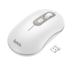 HOCO GM21 PLATINUM 2.4G BUSINESS WIRELESS MOUSE WHITE & GRAY