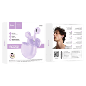 HOCO EW61 JUNE TRUE WIRELESS BT HEADSET PURPLE