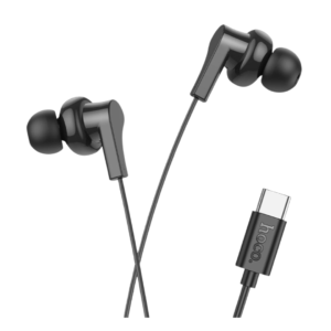 HOCO M114 TYPE-C JIA UNIVERSAL DIGITAL EARPHONES WITH MICROPHONE BLACK