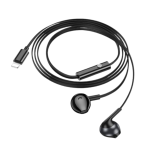 HOCO M115 SAGACIOUS UNIVERSAL EARPHONES WITH MICROPHONES IP BLACK