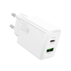 HOCO N69 NUEVO PD20W+QC3.0 CHARGER (EU) WHITE