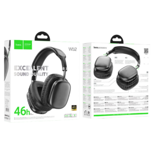 HOCO W52 WONDERFUL BT HEADPHONES BLACK