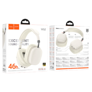 HOCO W52 WONDERFUL BT HEADPHONES MILKY WHITE