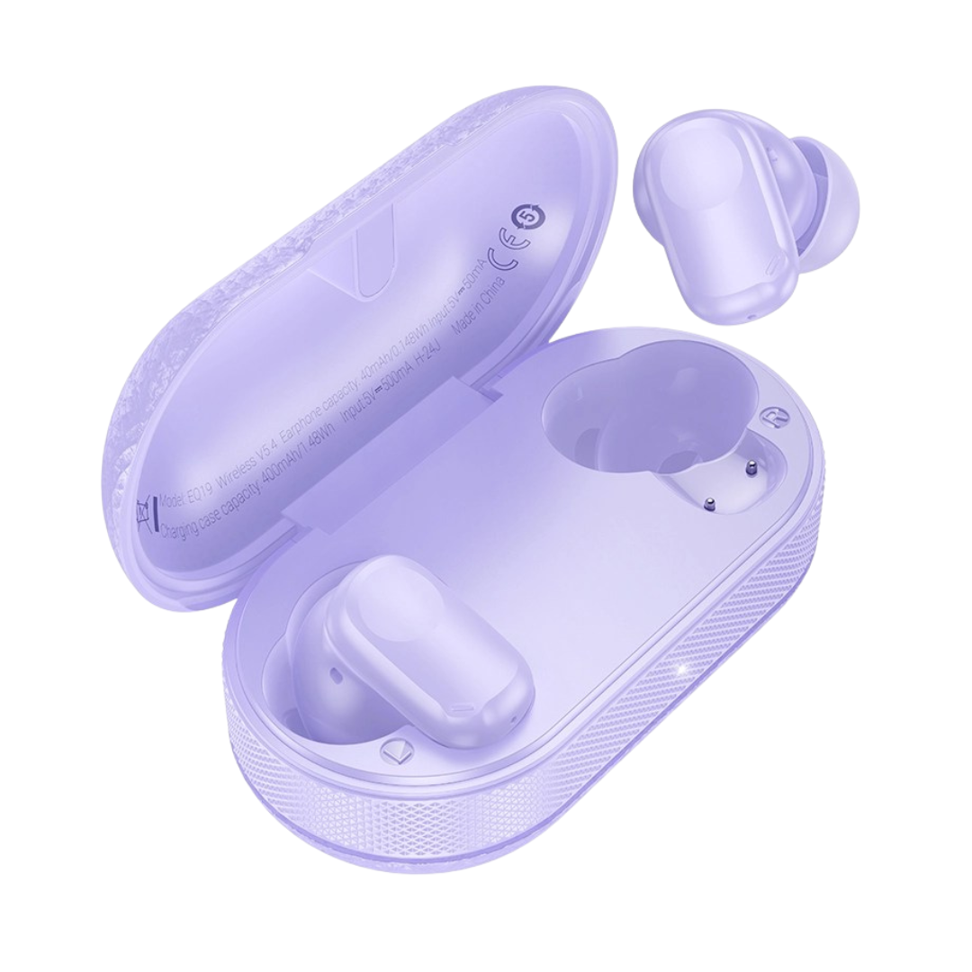 HOCO EQ19 DULE Ⅴ TRUE WIRELESS BT HEADSET PURPLE