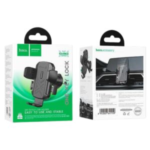 HOCO H64 GAMBLE ONE-BUTTON CAR HOLDER (AIR OUTLET) BLACK