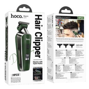 HOCO HP223 DIAMOND ENGRAVING ELECTRIC HAIR CLIPPER GREEN