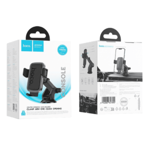 HOCO H79 VISTA PUSH-TYPE CAR HOLDER (CENTER CONSOLE) BLACK METAL GRAY