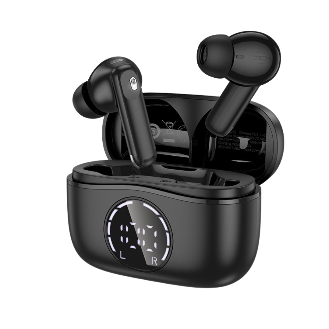 HOCO EQ22 SINGER TRUE WIRELESS ANC+ENC NOISE REDUCTION BT HEADSET MIDNIGHT BLACK