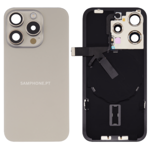 IPhone 15 PRO BACK COVER WITH MAGNET NATURAL TITANIUM