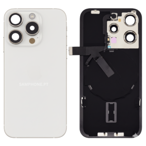 IPhone 15 PRO BACK COVER WITH MAGNET WHITE TITANIUM