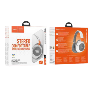 HOCO W43 COMFORTABLE STEREO WIRELESS HEADPHONES WHITE
